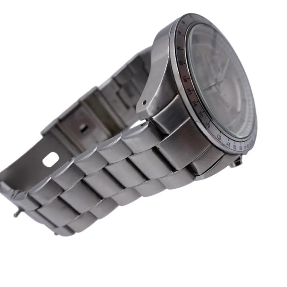 Express Men’s Chronograph Stainless Steel Watch – Silver Tone, Classic